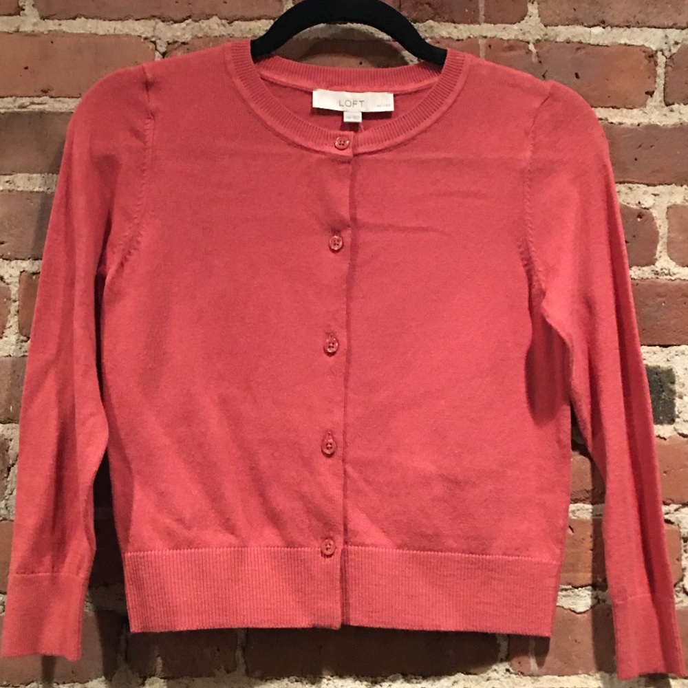 LOFT: 3/4 Sleeve Cardigan (NWT)